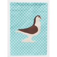 thumbnail image 1 of Carolines Treasures BB8117CHF Grand Pigeon Bleu Check Maison Drapeau de Toile, 1 of 4