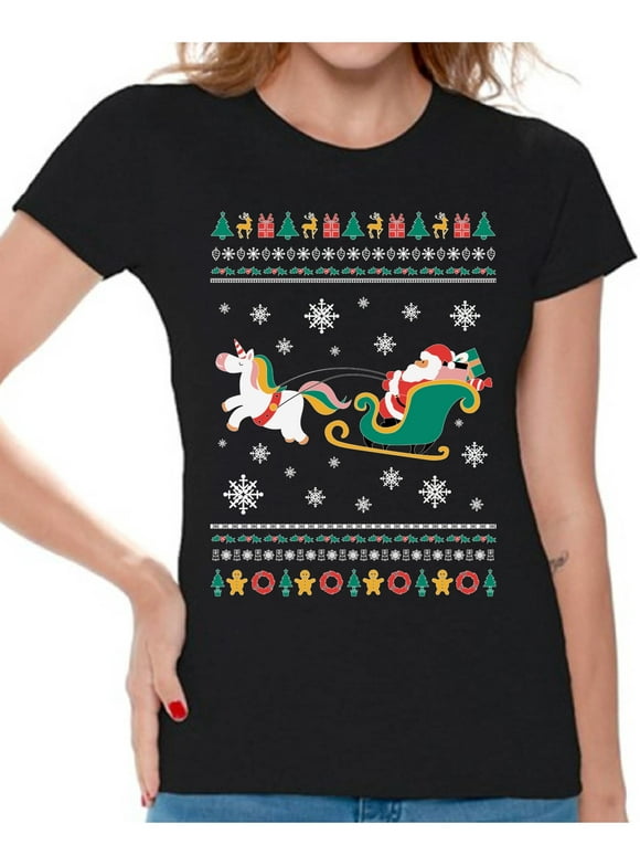 Women's Ugly Christmas Tshirts