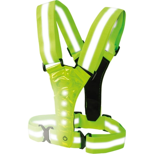 LED Reflective Safety Vest - High Visibility Reflective Vest - Unisex - Reflective Safety Harness for Night Outdoor Activities, Running, Cycling, Walking