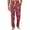 Wine_011#2615, variant on Fabrcox Christmas Pajama Pants for Men Christmas Snowflake Printed Drawstring Pj Pants with Pockets Casual Elastic Waist Straight Leg Lounge Bottoms, Red M