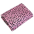 thumbnail image 2 of Everything Comfy Cheetah Print Decorative Throw Blanket, 30" X 40", Pink, 2 of 8