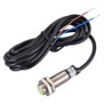 thumbnail image 1 of Heschen M12 Inductive Proximity Sensor Switch PR12-2DC Cylindrical Type Detector 2mm DC12-24V 2-Wire NC(Normally Closed) CE, 1 of 4
