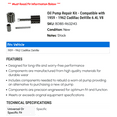 thumbnail image 2 of Oil Pump Repair Kit - Compatible with 1959 - 1962 Cadillac DeVille 6.4L V8 1960 1961, 2 of 2
