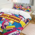 thumbnail image 2 of Bob's Burgers Bedding Set Anime Bedding Set Cartoon Duvet Cover Set with 1 Duvet Cover and 2 Pillowcases for Boys Girls Soft Game Comforter Cover Set Suitable for All Seasons 86"×70", 2 of 8