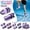 A-11*12*1", variant on Underwater Leg & Glute Trainer Foot Straps, Elastic Resistance Ankle Bands for Pool Water Aerobics & Lower Body Workout For Fitness (A-11*8*1")