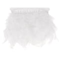 thumbnail image 1 of Uxcell 1-Pack Fleco de Plumas de Pavo, 2 Yardas 4-6" Pluma Natural Esponjosa [Blanco], 1 of 7