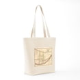 thumbnail image 7 of CafePress - Vintage Map Of Cincinnati Ohio (1841) Tote Bag - Unisex Canvas Tote Bag, Beige, 1-Piece, 7 of 7