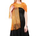 thumbnail image 1 of Wraps for Women Fashion Buckle Shiny Metal Shawl Scarf Solid Color Wrap Accessory for Elegant Outfits, 1 of 2