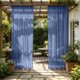 thumbnail image 5 of Cortinas Transparentes para Exteriores, Impermeables, Resistentes a Los Rayos Uv, Que Filtran La Luz y Brindan Privacidad. Incluyen Un Bolsillo para Barra de Cortina, Ideales para Patio, Porche, Cena, 5 of 6