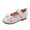 White, variant on Toddler Little Girls Dress Shoes Low Heel Glitter Princess Flower Shoes Wedding Birthday Party Soft Comfortable Non Slip Pumps Bow Low Heels White Size 7 Infant