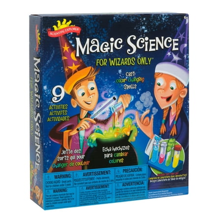 Scientific Explorer Magic Science for Wizards Only Kit, 1 (Best Science Kits For 7 Year Olds)