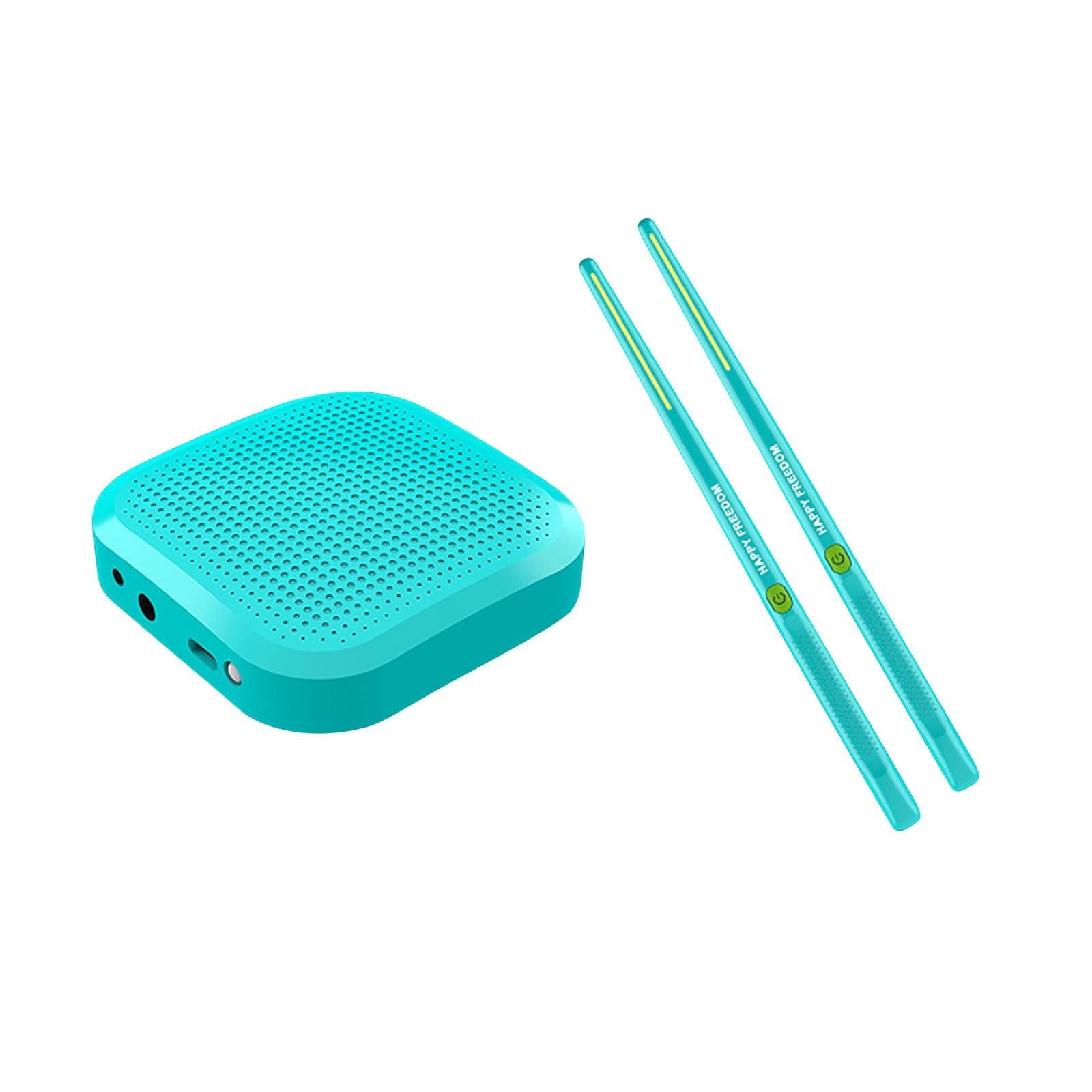 Air Drum Set Virtual Electronic Drums, Motion Sensing Drum Kit with 2 Sticks, Portable Practice Drums for Beginners, Bluetooth Audio Input, Home Silent Training, Fun Musical Gift