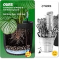 thumbnail image 4 of 14.5"/23"/31" Tall Planter with a Water Level Monitor, Self Watering System and Wheels, Medium Flower Pots for Living Room, Bedroom Office, Patio, Porch, Garden, 4 of 8