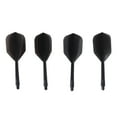thumbnail image 1 of EeaseCA 4 Pcs Ailes de Fléchettes Transparentes à Filetage Fin, Accessoires de Fléchettes pour Vols de Fléchettes, Sports Intérieurs et Extérieurs, Ailes de Queue de Fléchettes (Fin et Petit Filetage, Noir), 1 of 7