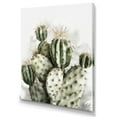 thumbnail image 2 of Designart "Green Desert Flower Cactus" Floral Cactus Wall Decor, 2 of 5