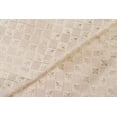thumbnail image 3 of TRILOKI Off White Poly Raw Silk Embroidery DIY Arts & Crafts, Sewing, Wedding Dress, Crafts, Inches 44, 38 Work By The Yard, 3 of 4