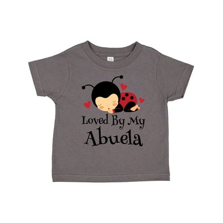 

Inktastic My Abuela Loves Me Ladybug Gift Toddler Boy or Toddler Girl T-Shirt