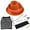 Orange, variant on BIMZUC 2-Person Wheat Straw Camping Mess Kit, Portable Outdoor Picnic Dinnerware Set Includes Bowls, Plates, Cups, Utensils, Eco-Friendly Travel Gear, Orange, 11.02 inches / 28 cm