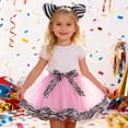 thumbnail image 2 of sususu Sparkle Dress Girls Girls Floral Print Tutu Skirt and Headband Set for Ballet Dance Performance Party Outfit Dress&nbsp;Up Clothes for Girls, 2 of 6