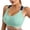 Green, variant on Women Athletic Bra Strong Support Wide Strap Soft Stretchy Moisture-wicking for Fitness Exercise Practical Athletic Bra