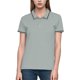 thumbnail image 5 of Negocios Casual Tops Manga Corta Solapa Botón Abajo Camisa para las Mujeres, Suave Transpirable de Punto de Verano para la Oficina Y el Uso Diario, 5 of 6
