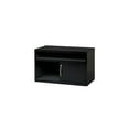 thumbnail image 4 of Hirsh 36-in Wide Low Metal Credenza with Sliding Door Black, 4 of 8