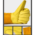 thumbnail image 4 of Long deerskin gardening gloves, size M, 4 of 5