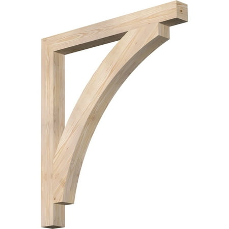 

Ekena Millwork 3 1/2 W x 36 D x 40 H Thorton Block Smooth Bracket Douglas Fir