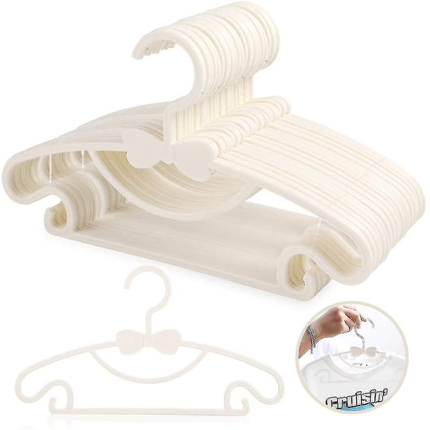 Perchas para ropa de bebé de 20 piezas, perchas antideslizantes para niños pequeños (hy)