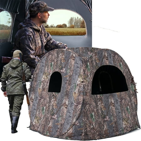 Jadona Hunting Blind 270 Degree See Through Ground Blind for Deer Hunting