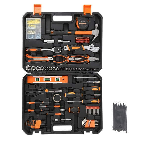 Danolapsi 247 Pcs Household Hand Tool Kit, General Home/Auto Repair Tool Set for Homeowner, Household Hand Tool Set with Plier, Screwdriver Set, Socket Set, General Mechanic Tool Set with Portable Sto