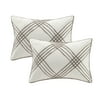 Better Homes & Gardens Ruffle Diamond Cotton King Sham, Cream, 2 Piece