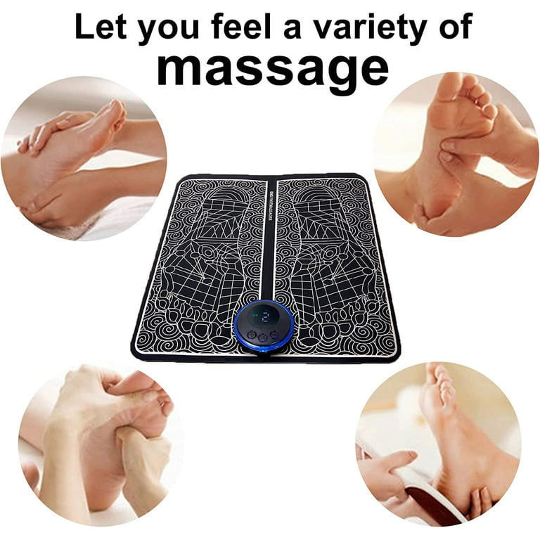 Cheap Foot Massage Mat Feet ElectricMassager 6 Modes 9 Gears Foot Acupoint  Massage Muscle Relax Foots Blood Circulation Stimulator Pad