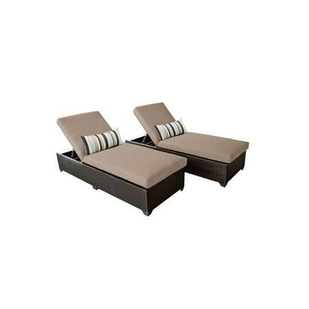 Barbados Chaise Set of 2 Outdoor Wicker Patio Furniture | Walmart Canada