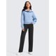 thumbnail image 5 of Pantalones CRZ YOGA Butterluxe Tiro Alto Pierna Ancha Negro S, 5 of 6