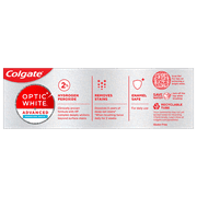 Colgate Optic White Advanced Toothpaste, Sparkling White, 3.2 OZ, Mint, 2% Hydrogen Peroxide