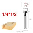 thumbnail image 4 of 5pcs Keyhole Router Powerful Keyhole Router Bit Set Steel T-Slot Router Bits for Woodworking, 4 of 10