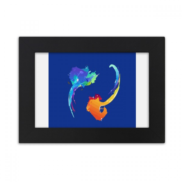 Warm Color Celebration Color Art Desktop Photo Frame Ornaments Picture Art Painting