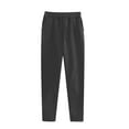 thumbnail image 3 of BiZtdJrK Dark Gray High Waisted Sweatpants for Women Drawstring Tapered Joggers Casual Running Pants with Pockets S, 3 of 6