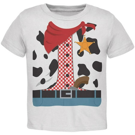 

Halloween Cowgirl Costume Toddler T Shirt White 4T
