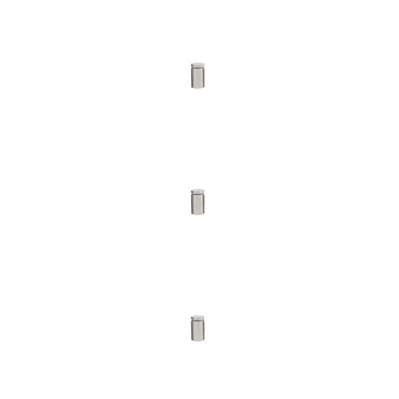 Tornillo publicitario Eigraketly Hueco de alto brillo Diseño aerodinámico Espejo de vidrio Clavo Tuerca ligera Perno Soporte para colgar en la Type1 NO1