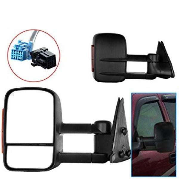 Power Mirror For 2003-06 Chevy Silverado 1500 Left Side Manual Fold With Signal