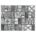 thumbnail image 2 of Lovell, Kathrine 24x19 Black Ornate Wood Framed with Double Matting Museum Art Print Titled - Patterns of the Amazon II BW, 2 of 4