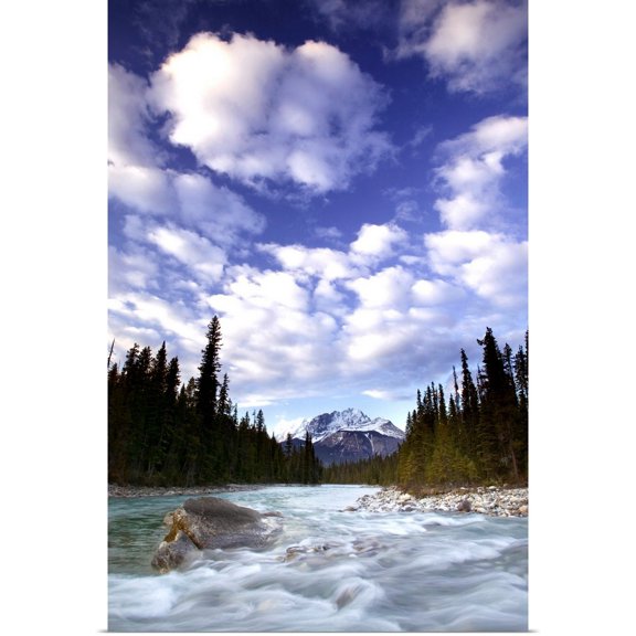 Great BIG Canvas | "Ottertail Range And Kicking Horse River, Yoho National Park, British Columbia, Canada" Art Print - 16x24