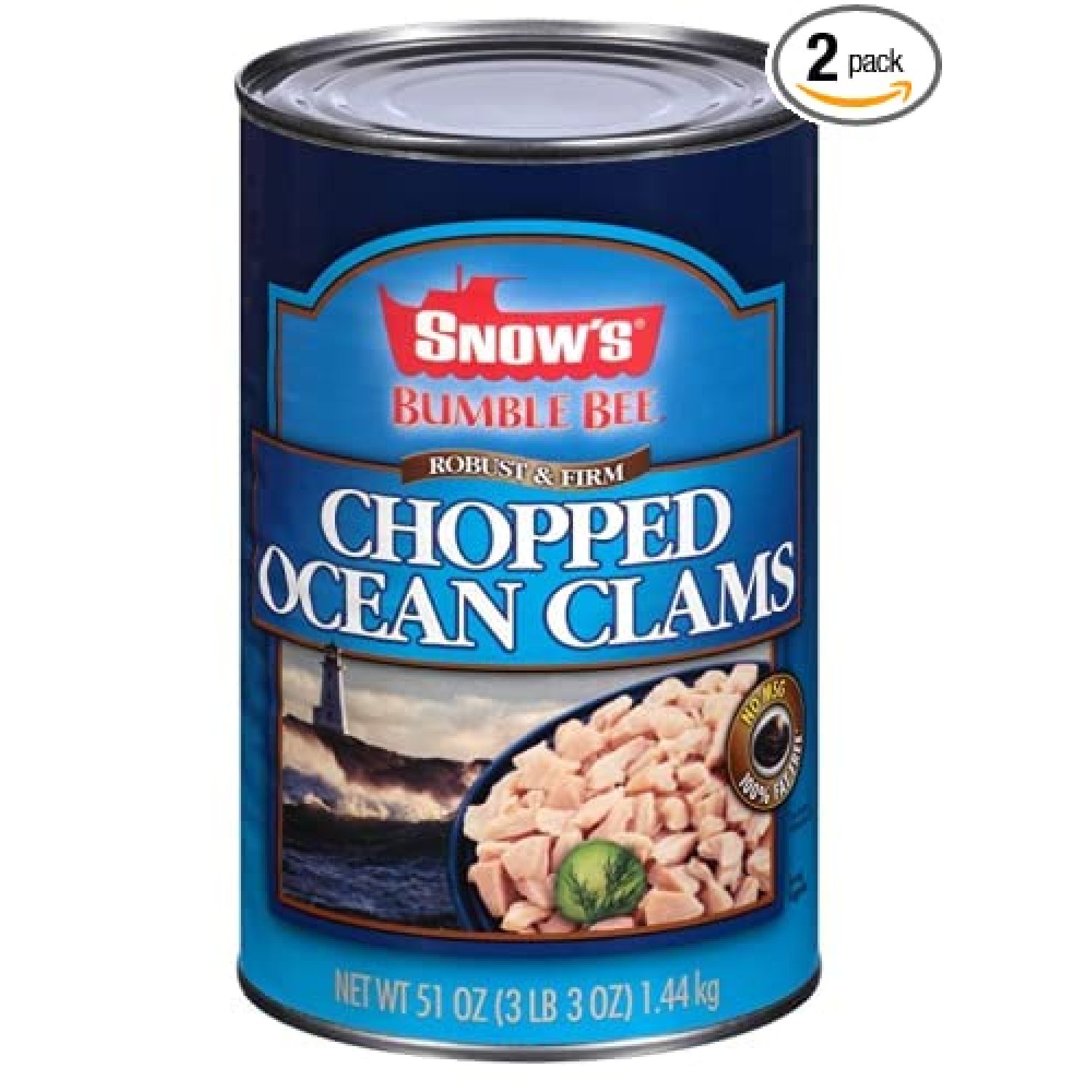 Bumble Bee Snow's Chopped Ocean Clams, 51oz can