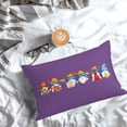 thumbnail image 5 of Honeii Happy Pride Gnome Print Pillow Cases,Plush Throw Pillow Covers,Decorative Pillowcase for Sofa, Couch, Living Room-20"x30", 5 of 6