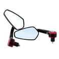 thumbnail image 3 of Motorcycle Rear View Mirrors,Side Rearview Mirror,Universal Aluminum Motorcycle 7/8" Handle Bar End Back Rearview Side Mirrors, 3 of 7