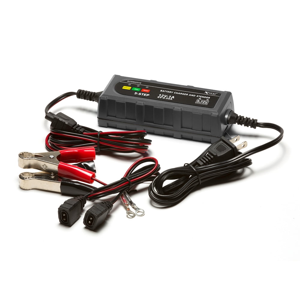 SLA 6V//12V 1 AMP SMART BATTERY CHARGER BY XTEND for AGM and Gel Batteries
