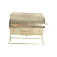thumbnail image 1 of Almencla Brass Plated Raffle Drum with Wooden Turning Handle Lottery Rotate Drawing Bingo M, 1 of 8