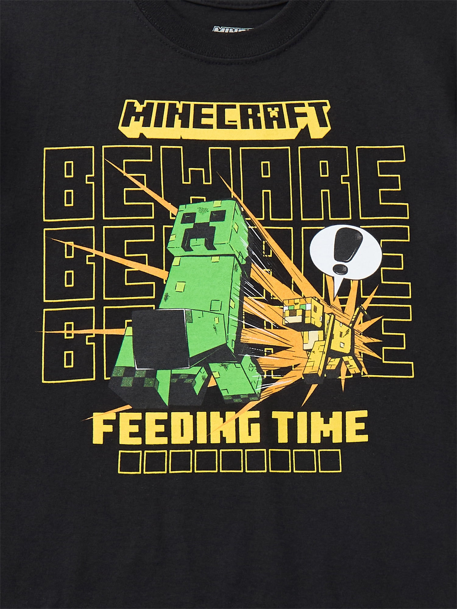Minecraft Boys Cotton Graphic Tee with Short Sleeves, 2-Pack, Sizes XS-XXL